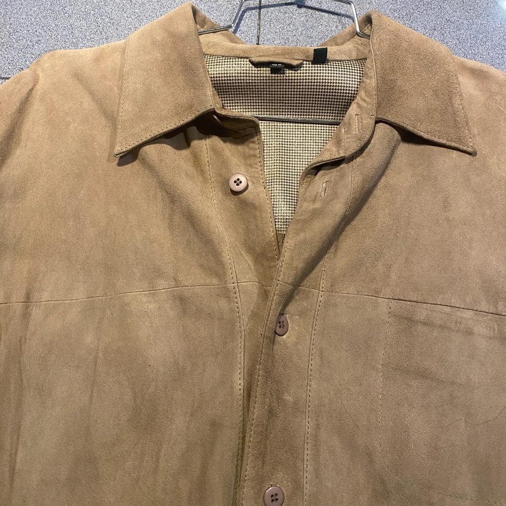FYI: ENDING MY SALES SUNDAY 3/29 - 
Men's Tan Suede Jacket